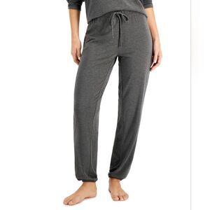 New Alfani Super Soft Modal Basic Jogger Classic Heather Gray Color.